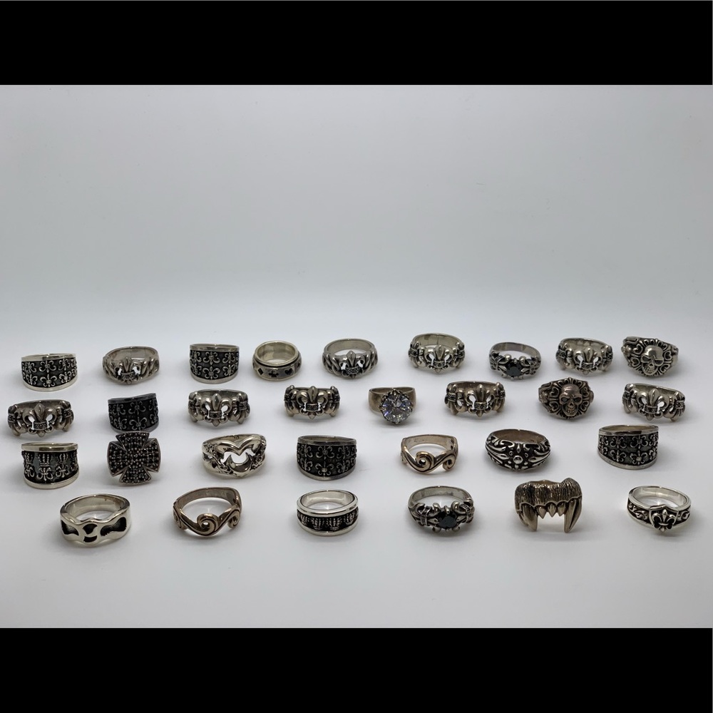 Sterling silver rings